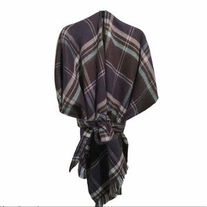 Echo Blanket Spring Cape Sweater Coat Reversible